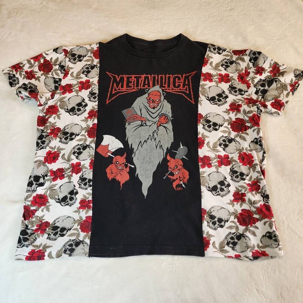 Metallica 3 Devils Upcycled Tshirt